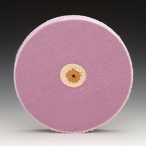 [141-1021] Plum 5" x 45 Ply Loose Muslin Buffs