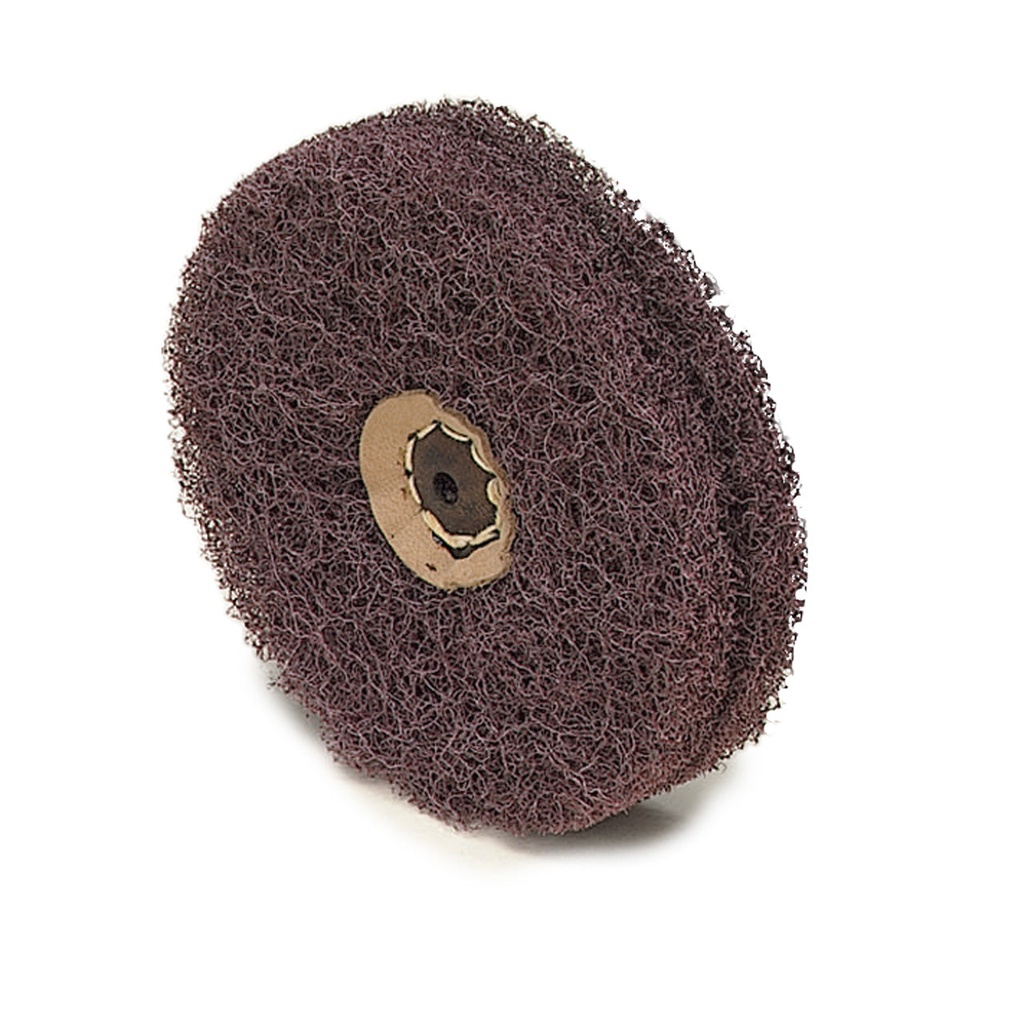 [142-3020] 4" Satin Finish Buffs - 2-ply, Medium