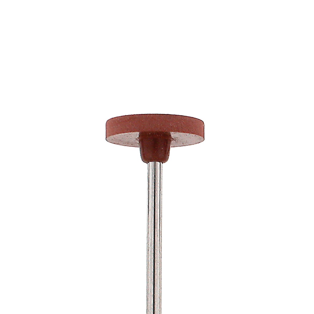 EVE® Poly Polishers EVEFLEX Square-Edge Wheel Reddish Brown Medium Grit - 3/32" Shank (Pkg of 10)