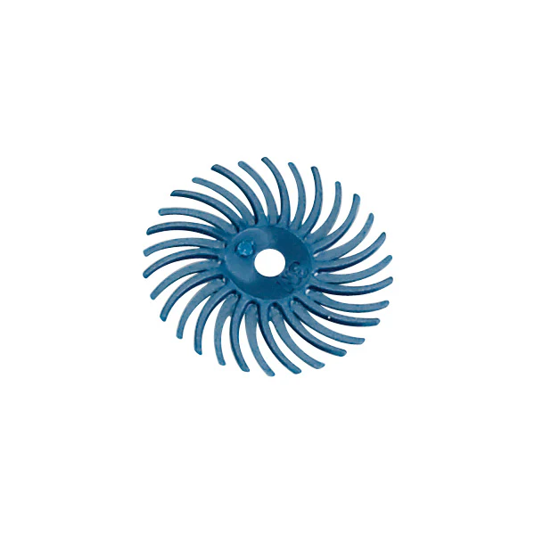 3M™ Radial Bristle Discs - 9/16" Blue, 400 grit (Pkg. of 12)