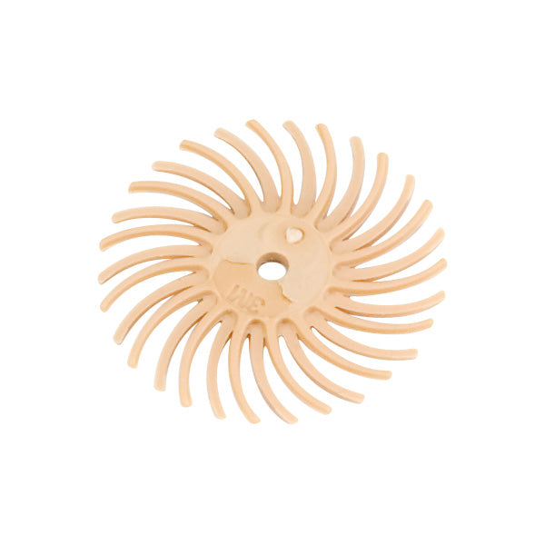 3M™ Radial Bristle Discs - 3/4" Peach, 6 Micron (Pkg. of 48)