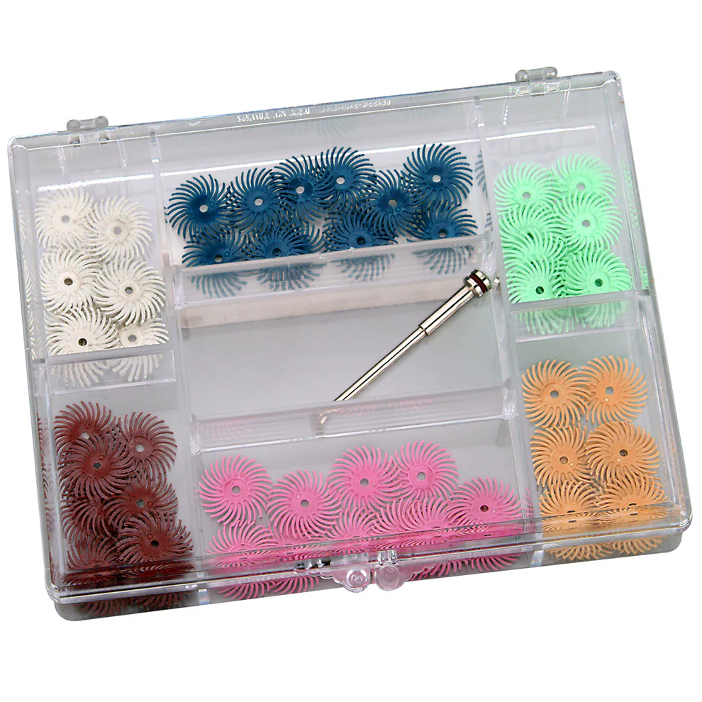 [145-1672] 3M™ Radial Bristle Disc Sets - 9/16" Disc Set (72 Piece Set)