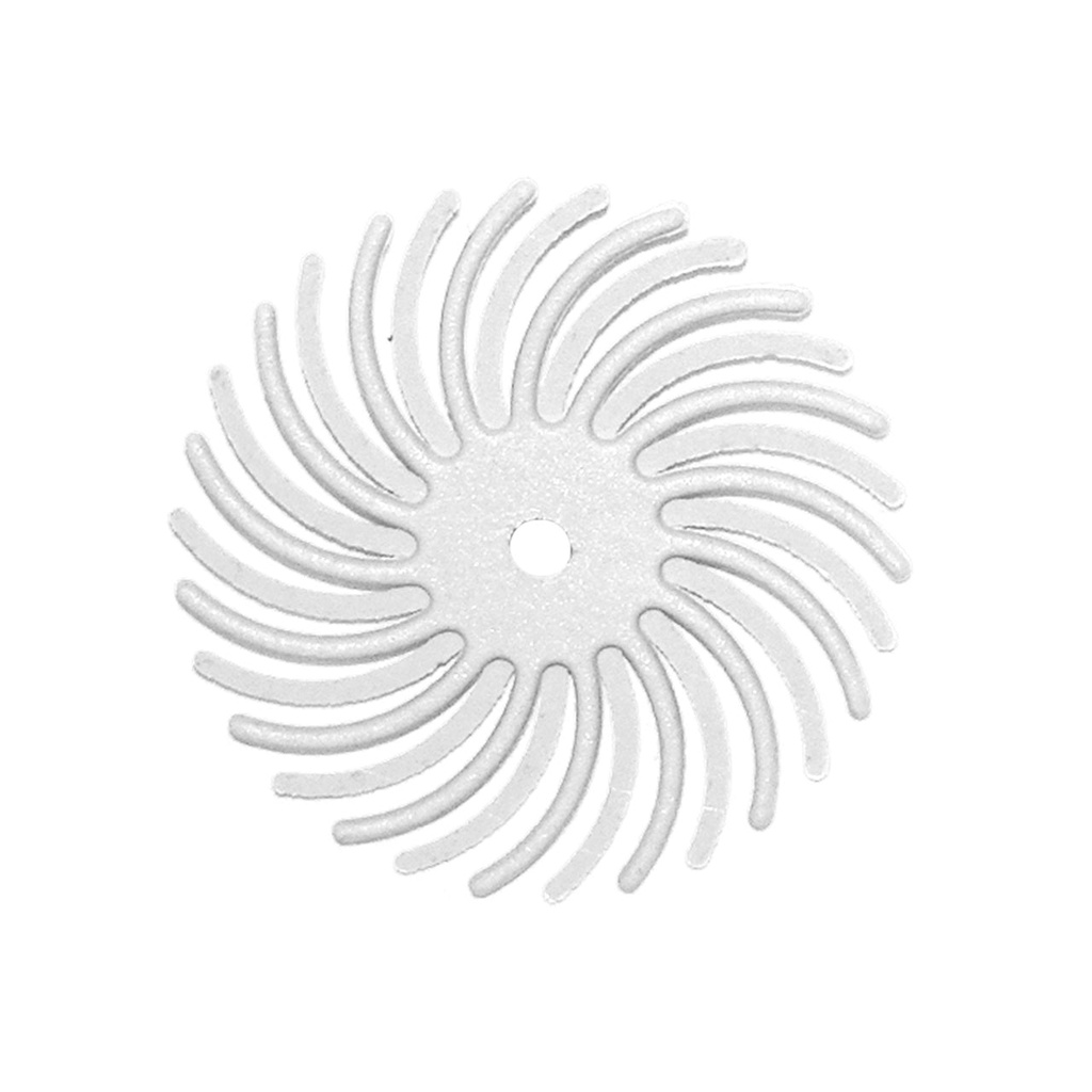 Dedeco® SUNBURST® Radial Discs - 7/8" (12) - 120 White