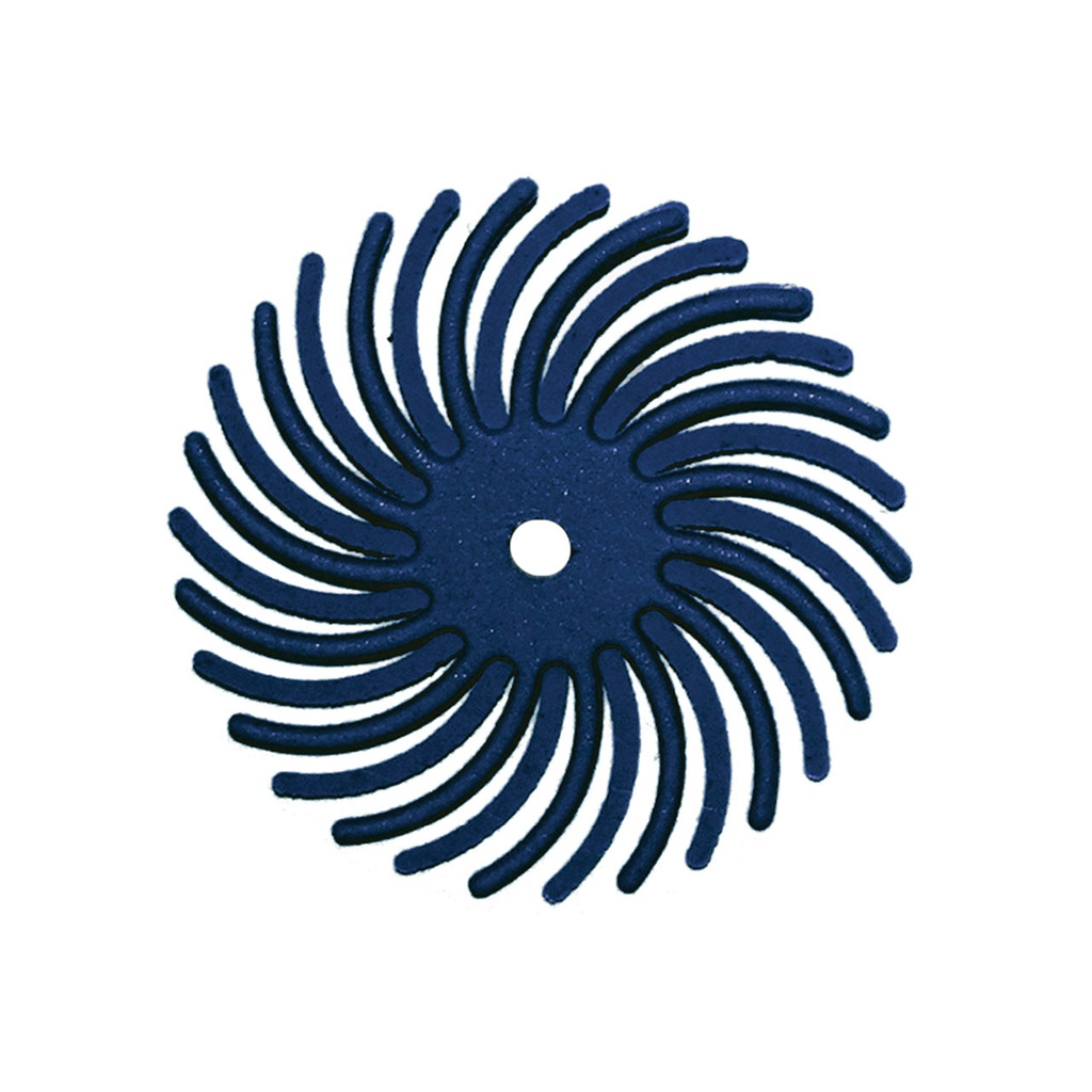 Dedeco® SUNBURST® Radial Discs - 7/8" 400 grit (Pkg. of 48) Blue