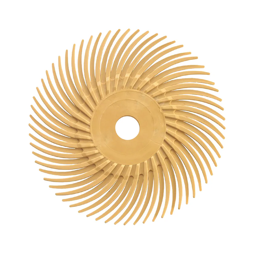 [145-5228] Dedeco® SUNBURST® Radial Discs - 3" (3/8" Center Hole) - 6 Micron (Pkg. of 12)