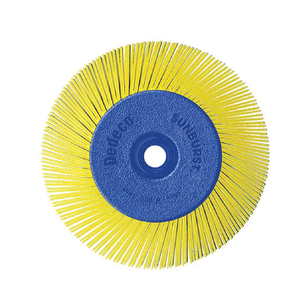 [145-5272] Dedeco® SUNBURST® Radial Discs - 6" 8-Ply, Yellow