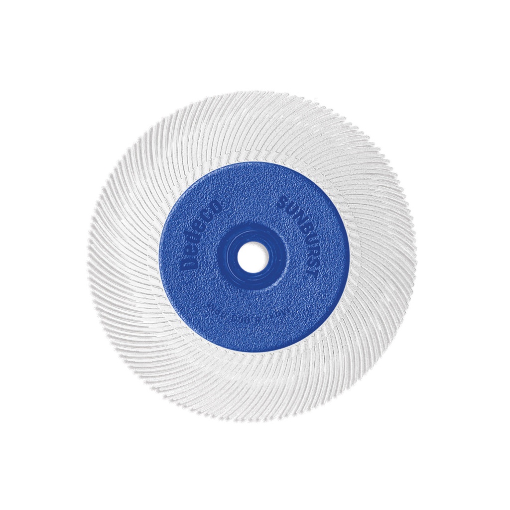 Dedeco® SUNBURST® Radial Discs - 6" 8-Ply, White