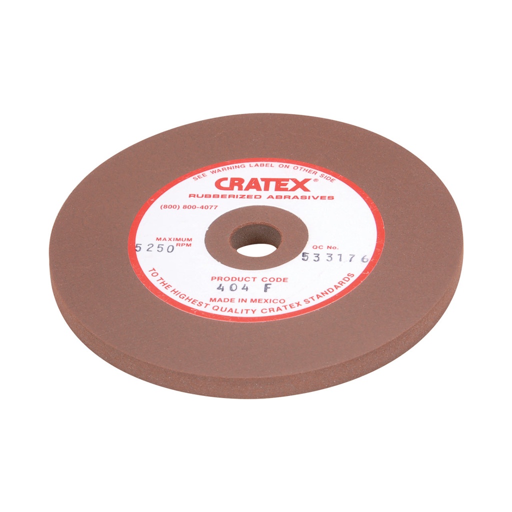 [147-0404] Cratex® Large Wheel, 4"x1/4" - 404 Fine