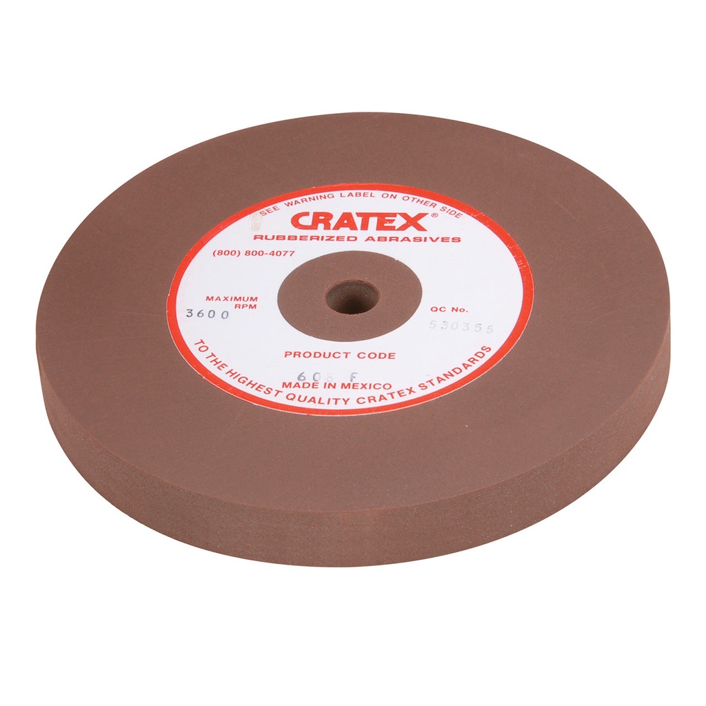 Cratex® Large Wheel, 6"x3/4" - 612 Fine