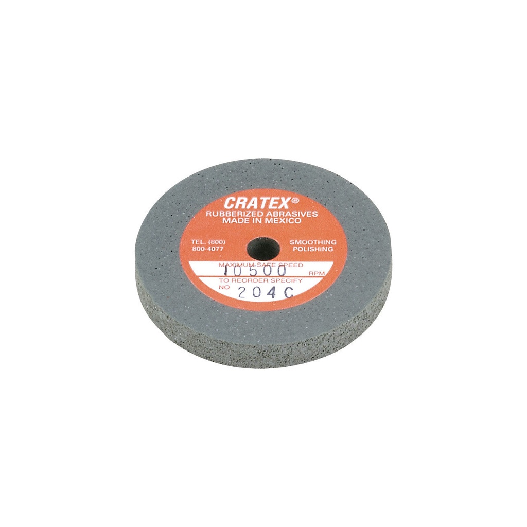 [149-0204] Cratex® Large Wheel, 2"x1/4" - 204 Coarse