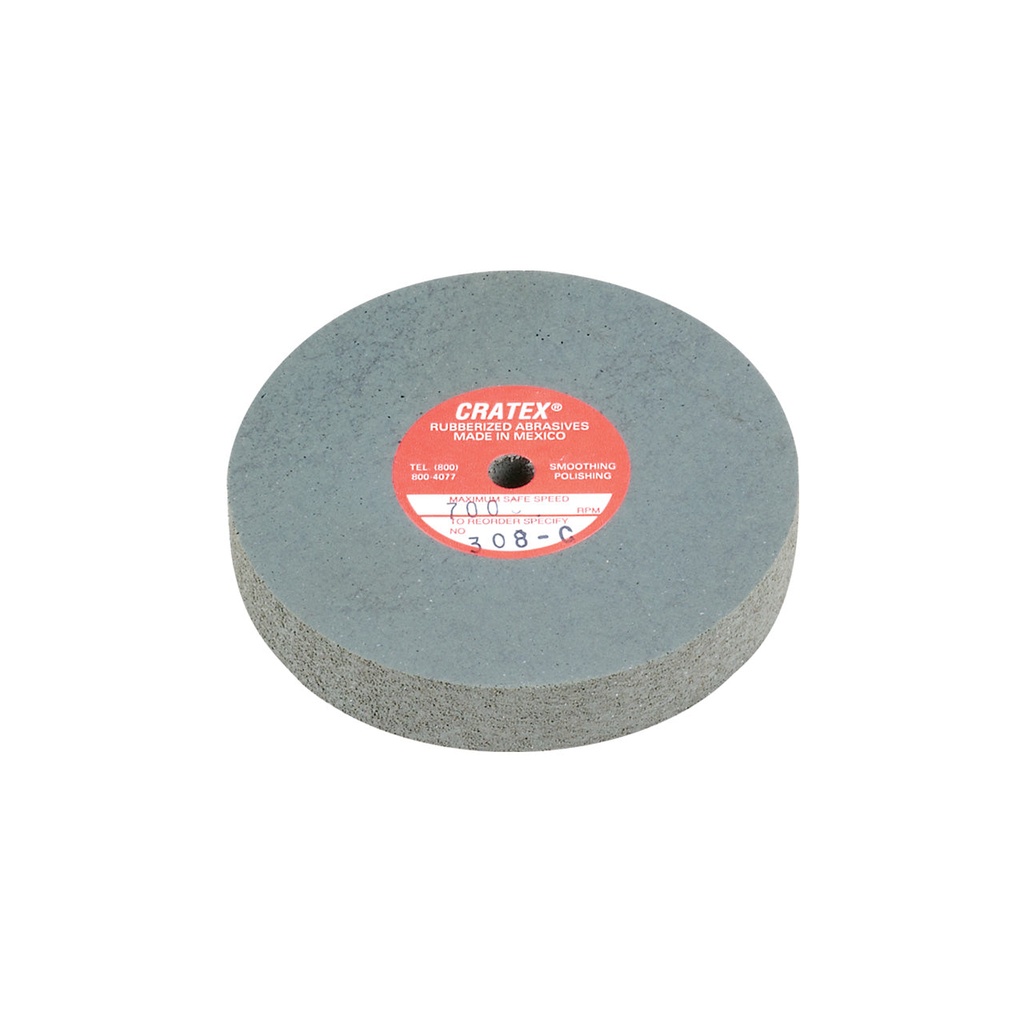 [149-0308] Cratex® Large Wheel, 3"x1/2" - 308 Coarse