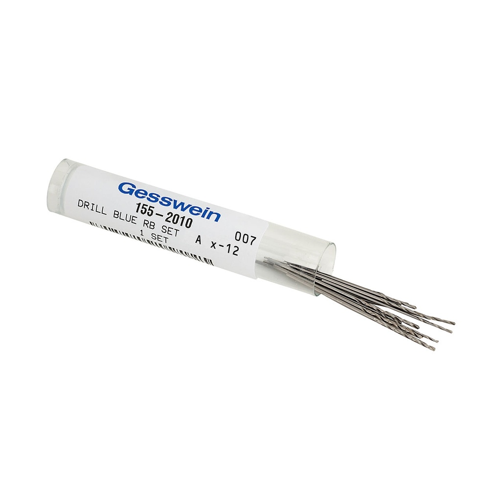 [155-2010] Blue Ribbon™ High Speed Twist Drill - Set of 12