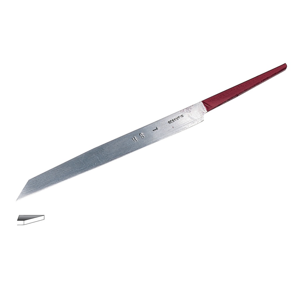 Gesswein® Red Tang Flat 45 Graver