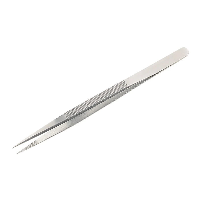 Economical Diamond Tweezers - Stainless, Fine Point