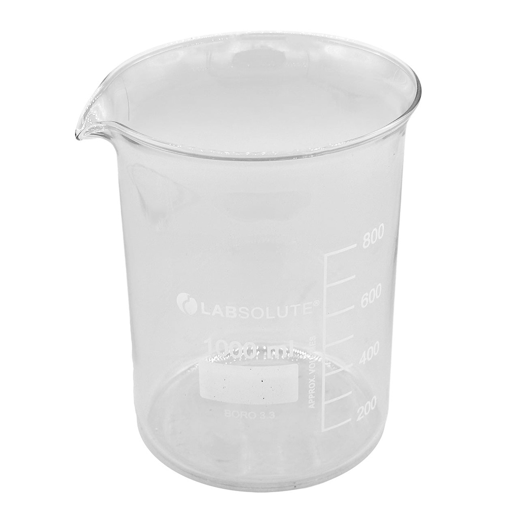 [210-2801] Glass Beaker 1000ml for RMGO!