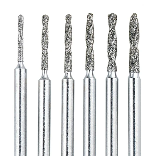 Metric Diamond Twist Drills - Set of 6