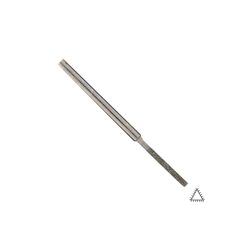 Three-Square 2mm Gesswein® Diamond Poli File Medium