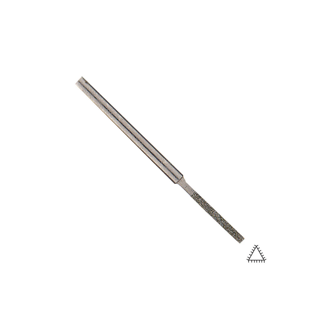 Three-Square 3mm Gesswein® Diamond Poli File Medium