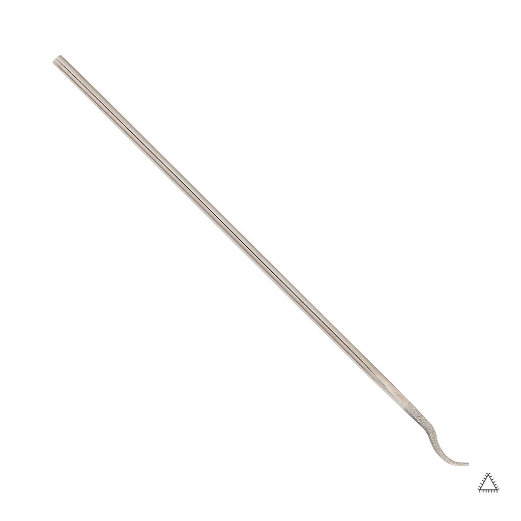 [240-3304] Gesswein® Single End Diamond Rifflers - 3-Square