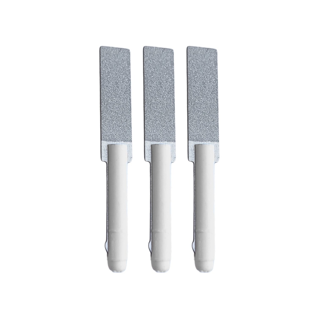 [241-0601] Mini-Filer Diamond Tips, 2mm Shank - Rectangle, 30 Micron (Pkg. of 3)