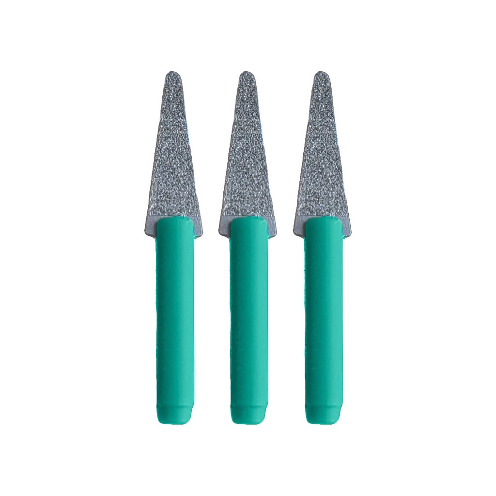 Mini-Filer Diamond Tips, 2mm Shank - Knife, D151 (Pkg. of 3)