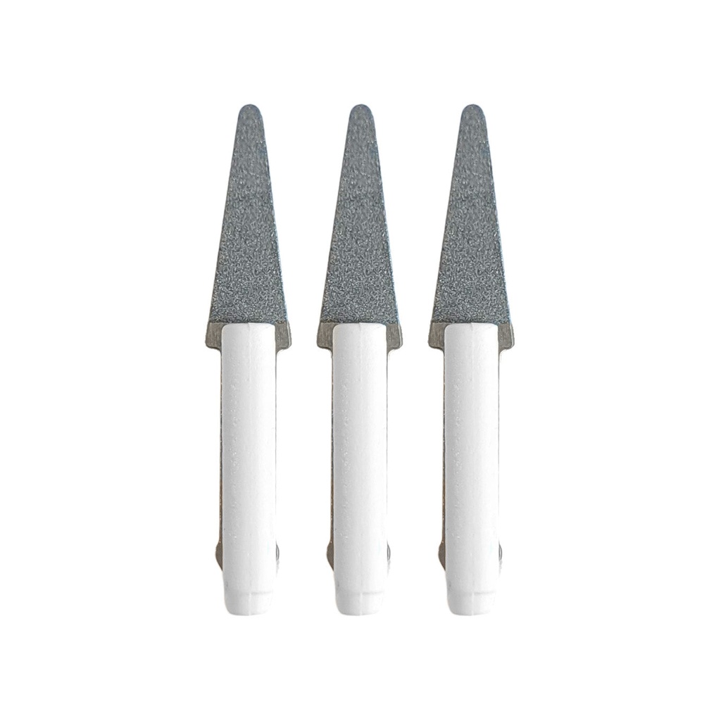 Mini-Filer Diamond Tips, 2mm Shank - Knife, 30 Micron (Pkg. of 3)
