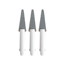 Mini-Filer Diamond Tips, 2mm Shank - Knife, 30 Micron (Pkg. of 3)