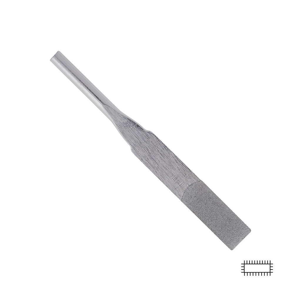 [241-0818] Gesswein® 6x56mm, 400 Grit, Tapered Diamond Poli File