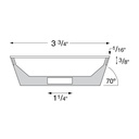Diamond Grinding Wheel 11V9D 3.75" x 1/8"