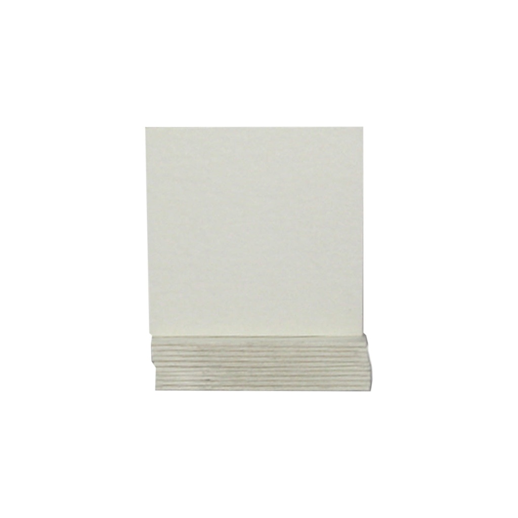 Non-Asbestos Square 3" Platinum Paper Bases (Pkg. of 20)