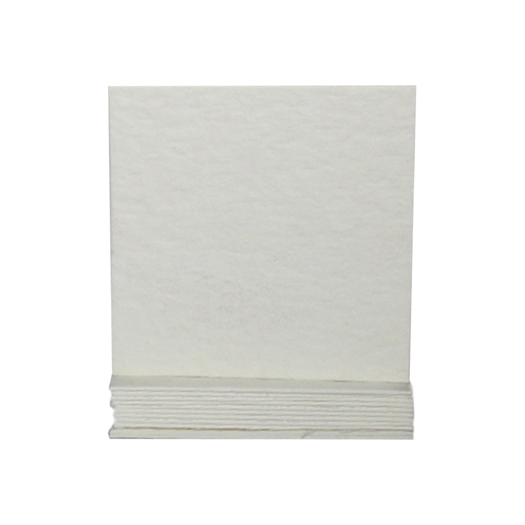 [260-0044] Non-Asbestos Square 4" Platinum Paper Bases (Pkg. of 20)