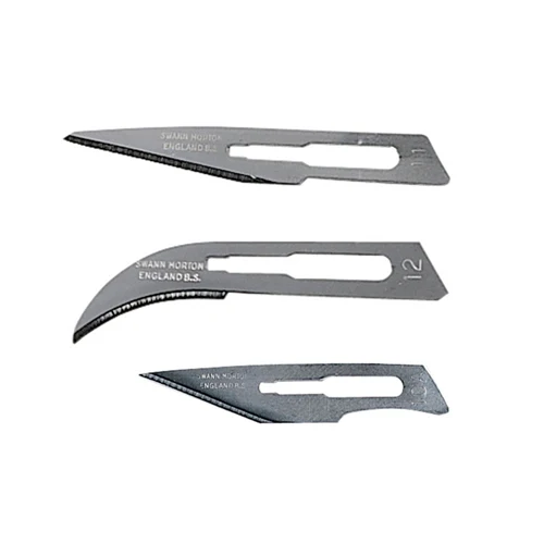 [260-2951] Swann Morton® Knife Blades - #11 Straight, Pkg. of 5
