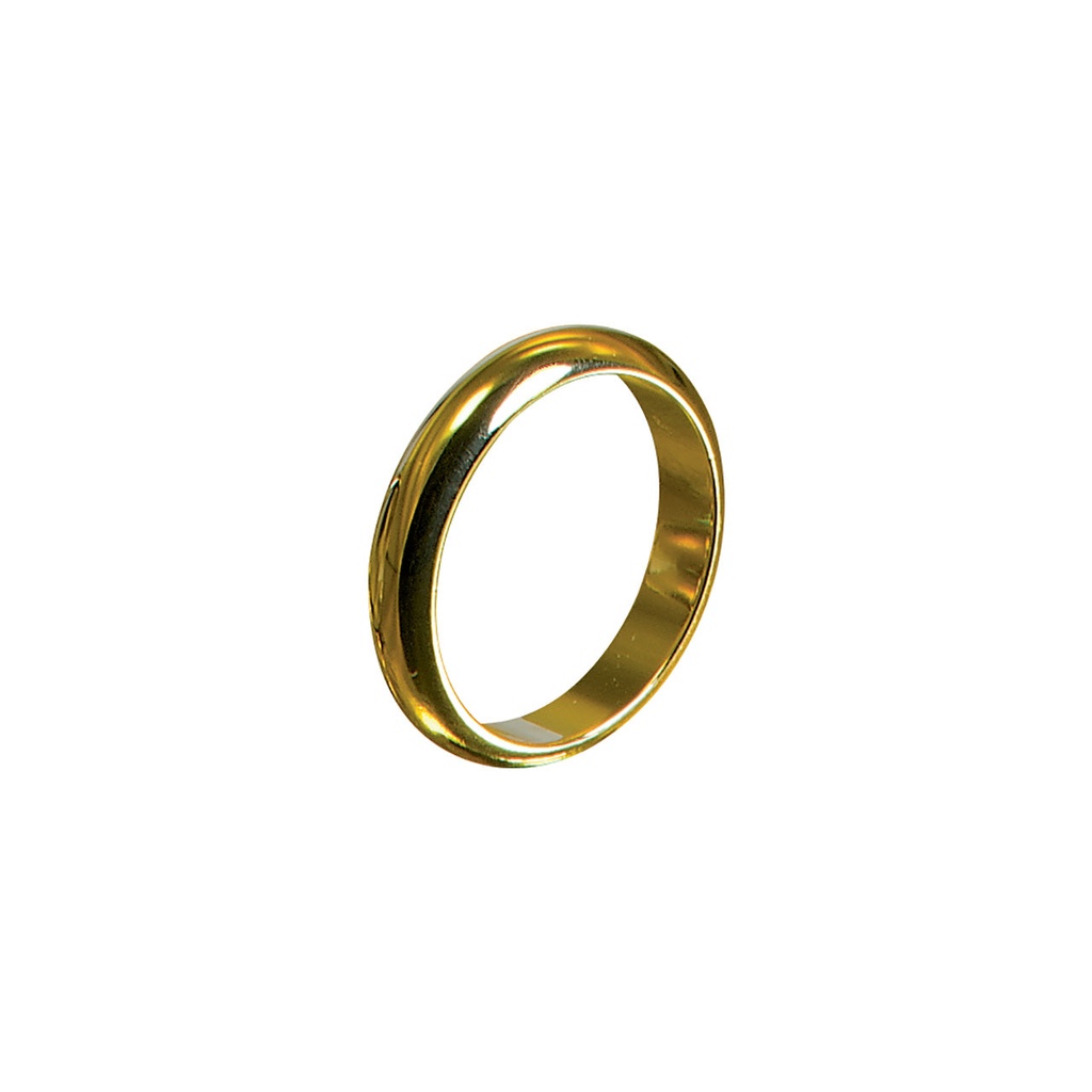 [260-3070] Brass Practice Rings - 3mm Wide, Pkg. of 10