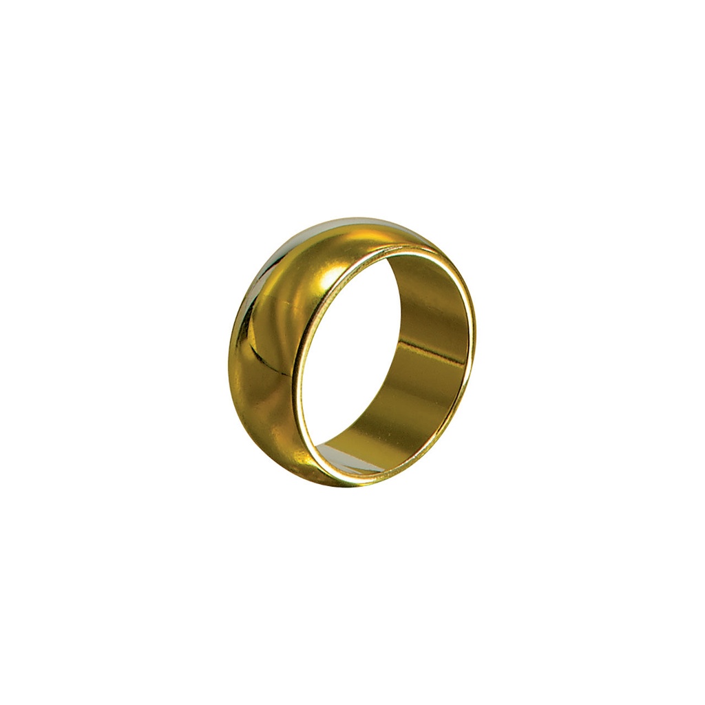 [260-3071] Brass Practice Rings - 8mm Wide, Pkg. of 10