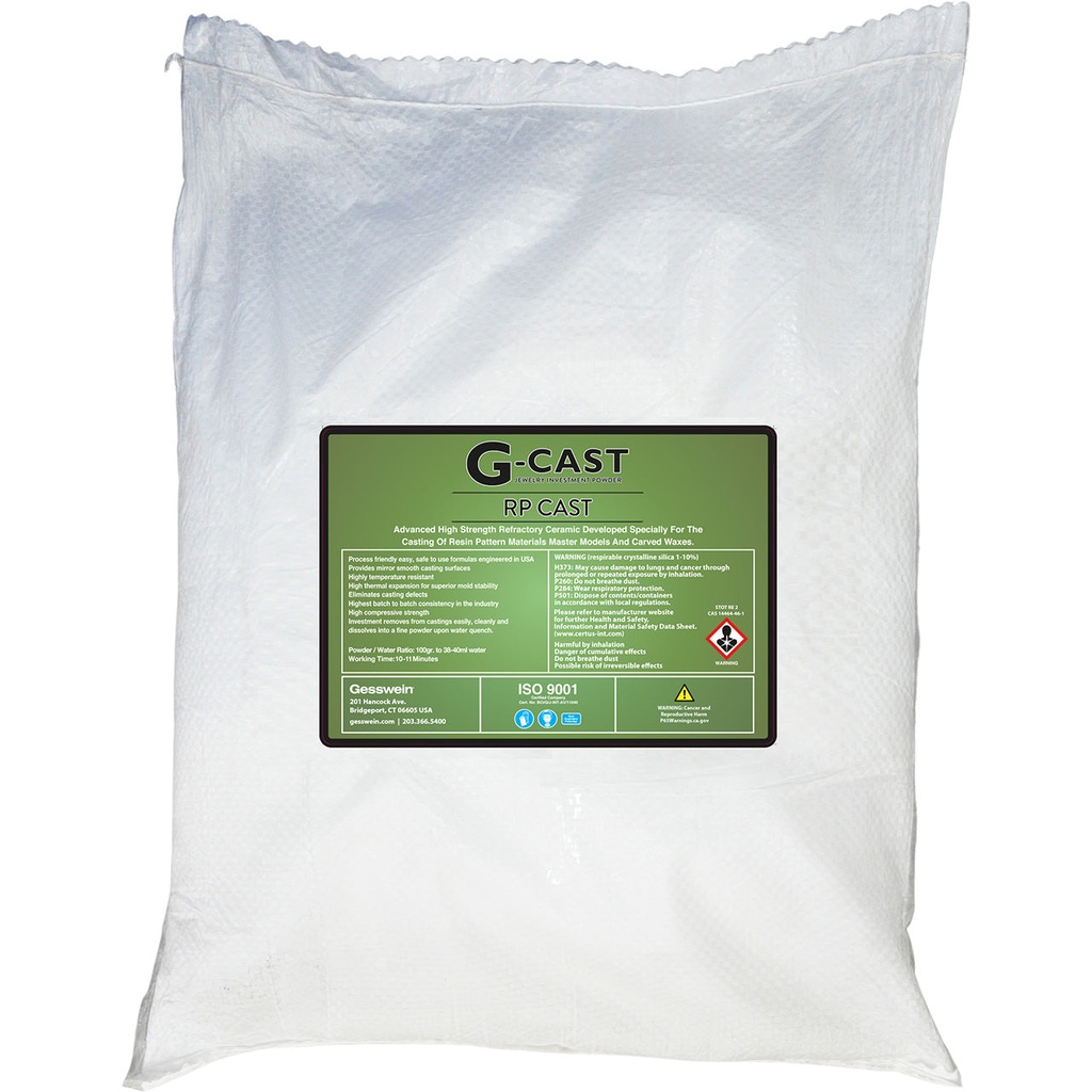 [260-4910] G-Cast RP Cast Investment (45lbs.)