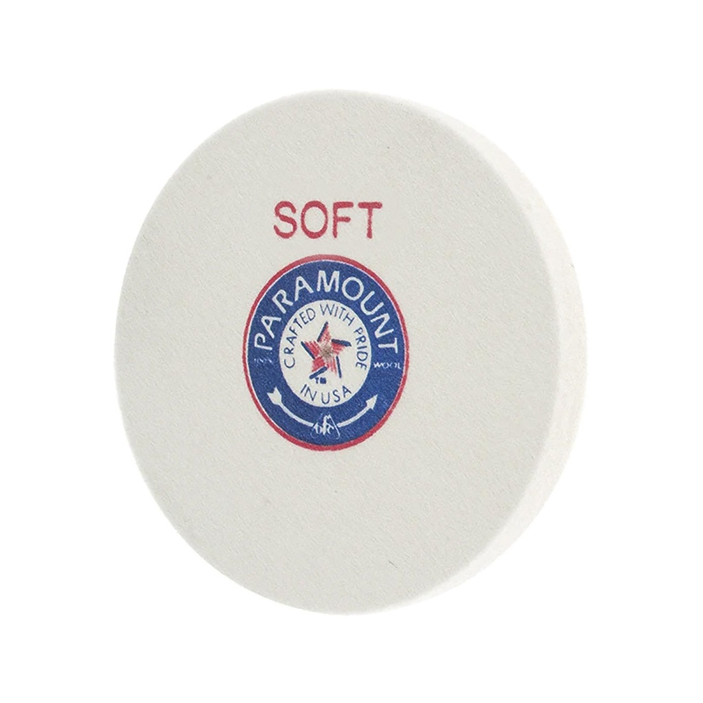 [284-4121] Paramount® Felt Lap 4" x 1/2" Soft