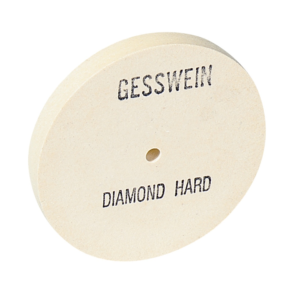 [284-4129] Diamond Hard 4" x 1/2" (1/4" AH) Felt Lap