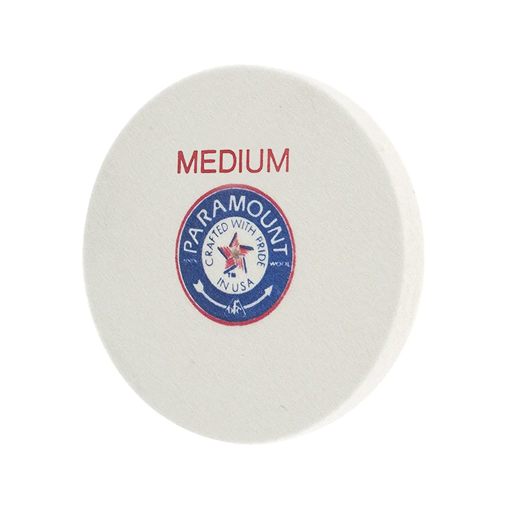 [284-6123] Paramount® Felt Lap 6" x 1/2" Medium