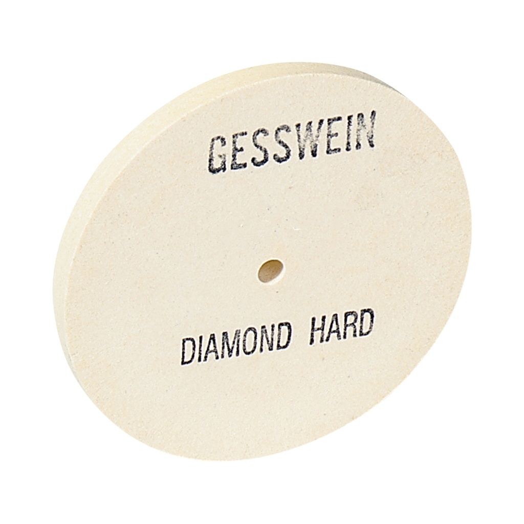 [284-6249] Diamond Hard 6" x 1/4" (1/2" AH) Felt Lap