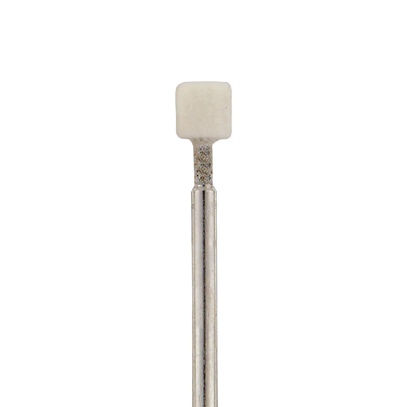 Mounted Felt Bobs, Cylinders - 1/8" Shank, 1100 Hard  (Pkg. of 12)