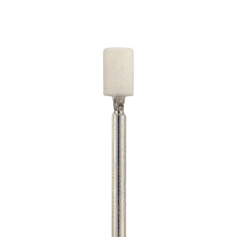 [286-1101] Mounted Felt Bobs, Cylinders - 1/8" Shank, 1101 Hard  (Pkg. of 12)