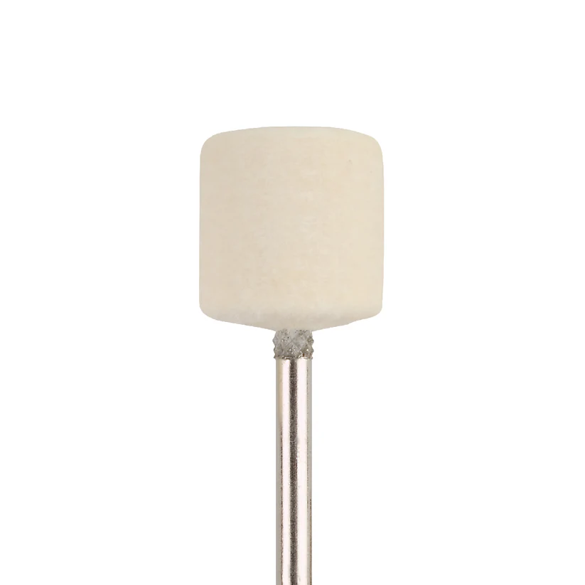 Mounted Felt Bobs, Cylinders - 1/8" Shank, 1107 Hard  (Pkg. of 12)