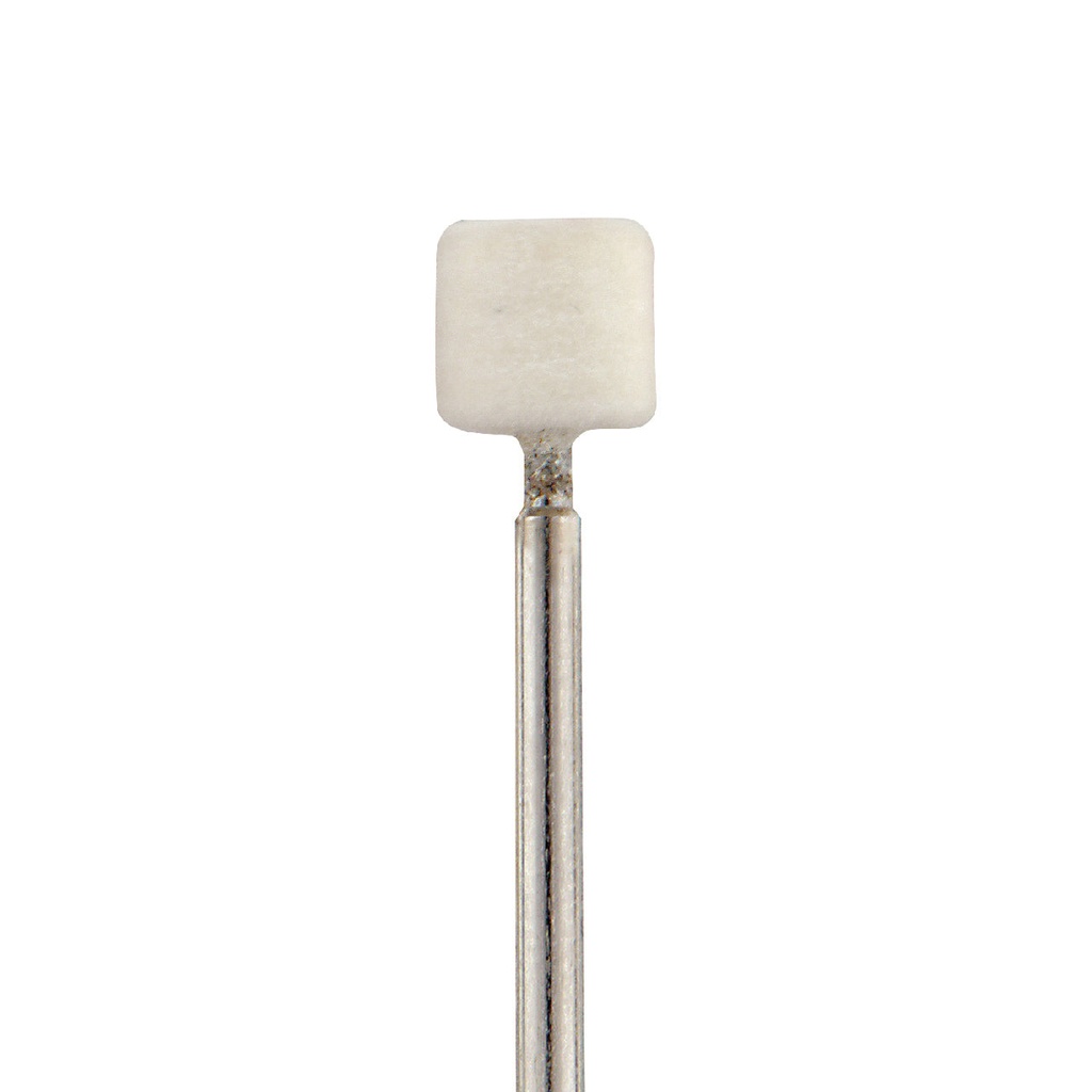 Mounted Felt Bobs - 3mm Shank, 1102 Hard  (Pkg. of 12)