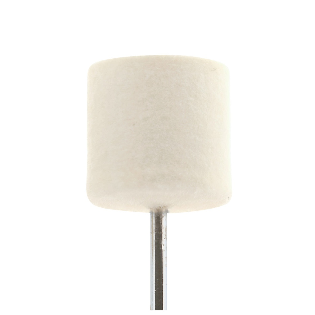 [287-1114] Mounted Felt Bobs - 3mm Shank, 1114 Hard  (Pkg. of 12)