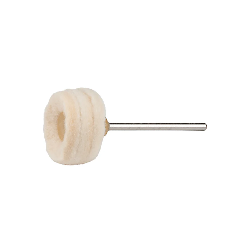 [288-2210] 7/8" Very Soft Felt Wheel Buff 3/32" Shank
