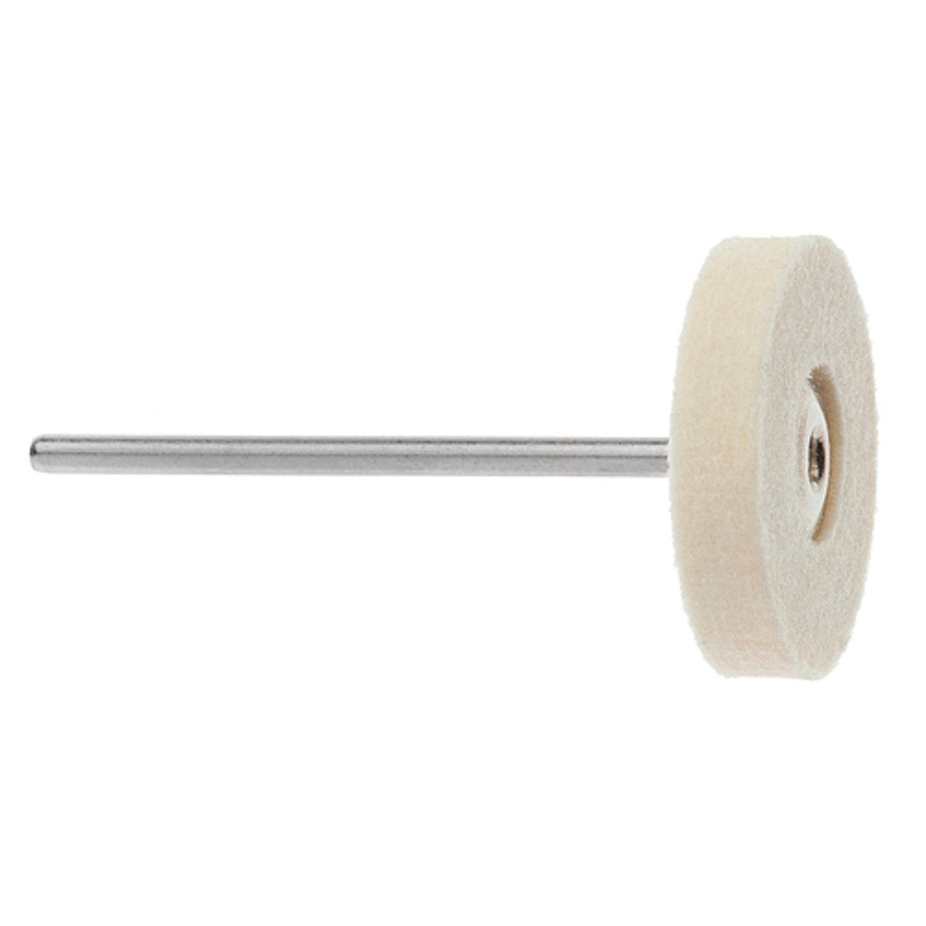 [288-2221] 7/8" Hard Felt Wheel 3/32" Shank