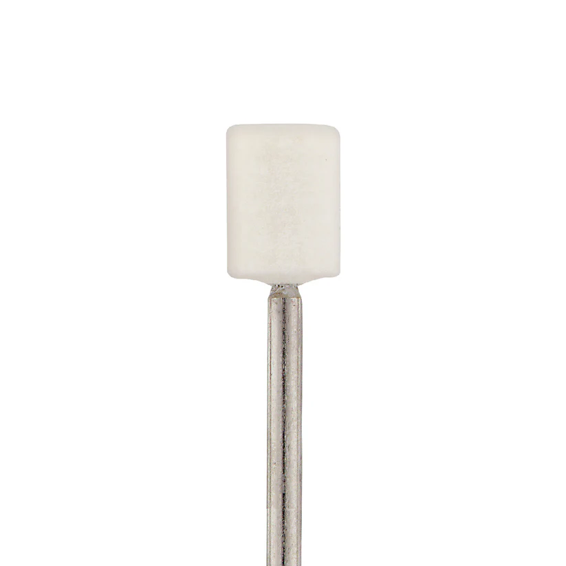 [289-1103] Mounted Felt Bobs, Cylinders - 1/8" Shank - 1103 Soft  (Pkg. of 12)