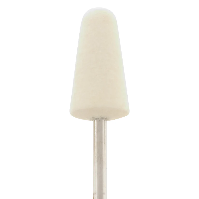 Mounted Felt Bobs, Round & Cone - 1/8" Shank - 1011 Medium  (Pkg. of 12)