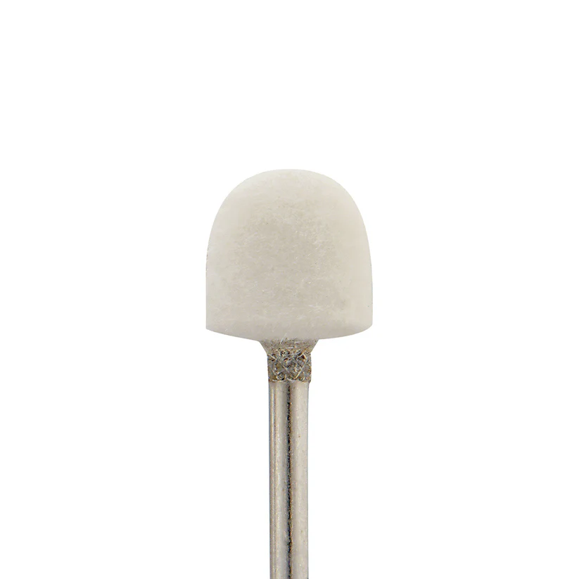 Mounted Felt Bobs, Round & Cone - 1/8" Shank - 1022 Medium  (Pkg. of 12)
