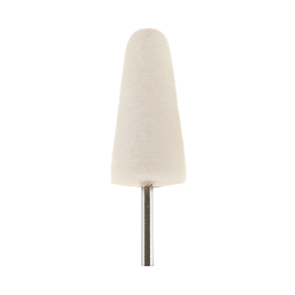 Mounted Felt Bobs 1"x2" Medium Bullets 1/4" Shank (Pkg. of 12)